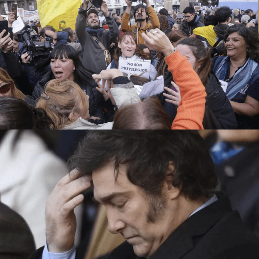 Contundente rechazo popular al plan de&nbsp;Milei