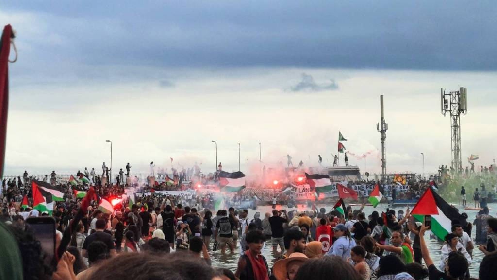 ¡Libertad inmediata a todos los integrantes de la flotilla Sumud! ¡Fuera el Estado de Israel de&nbsp;Gaza!