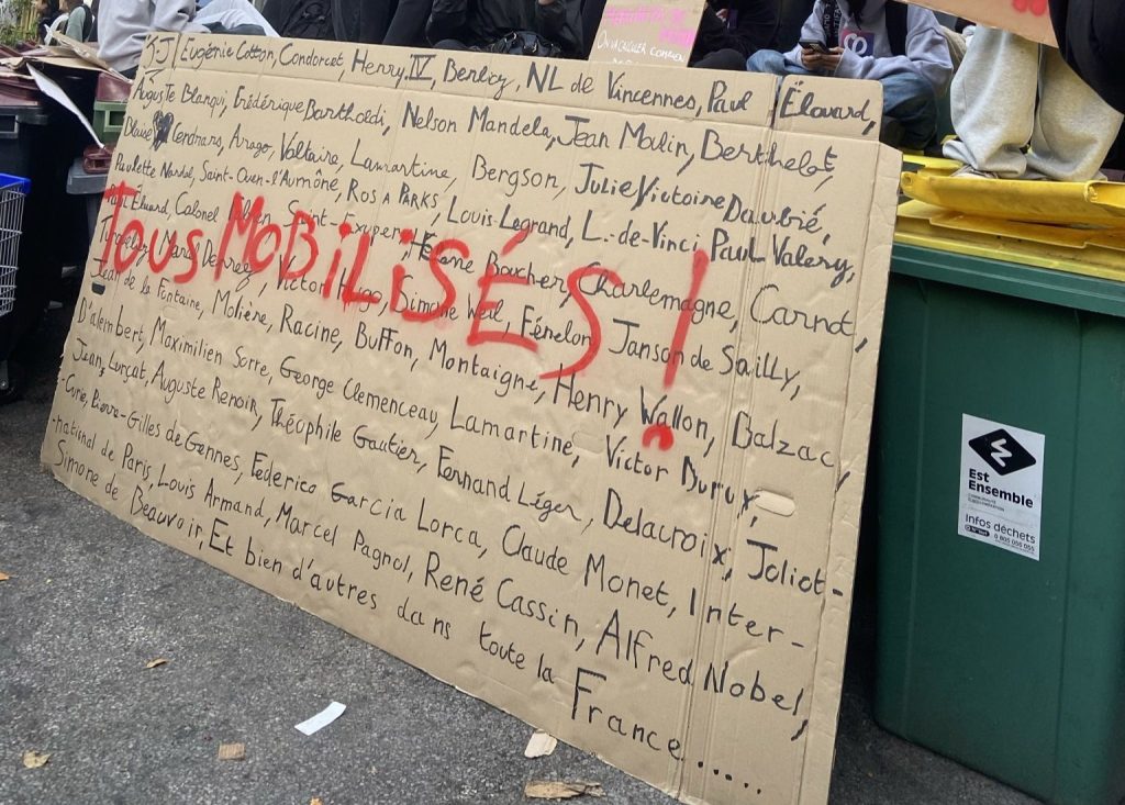 Francia estudiantes secundarios